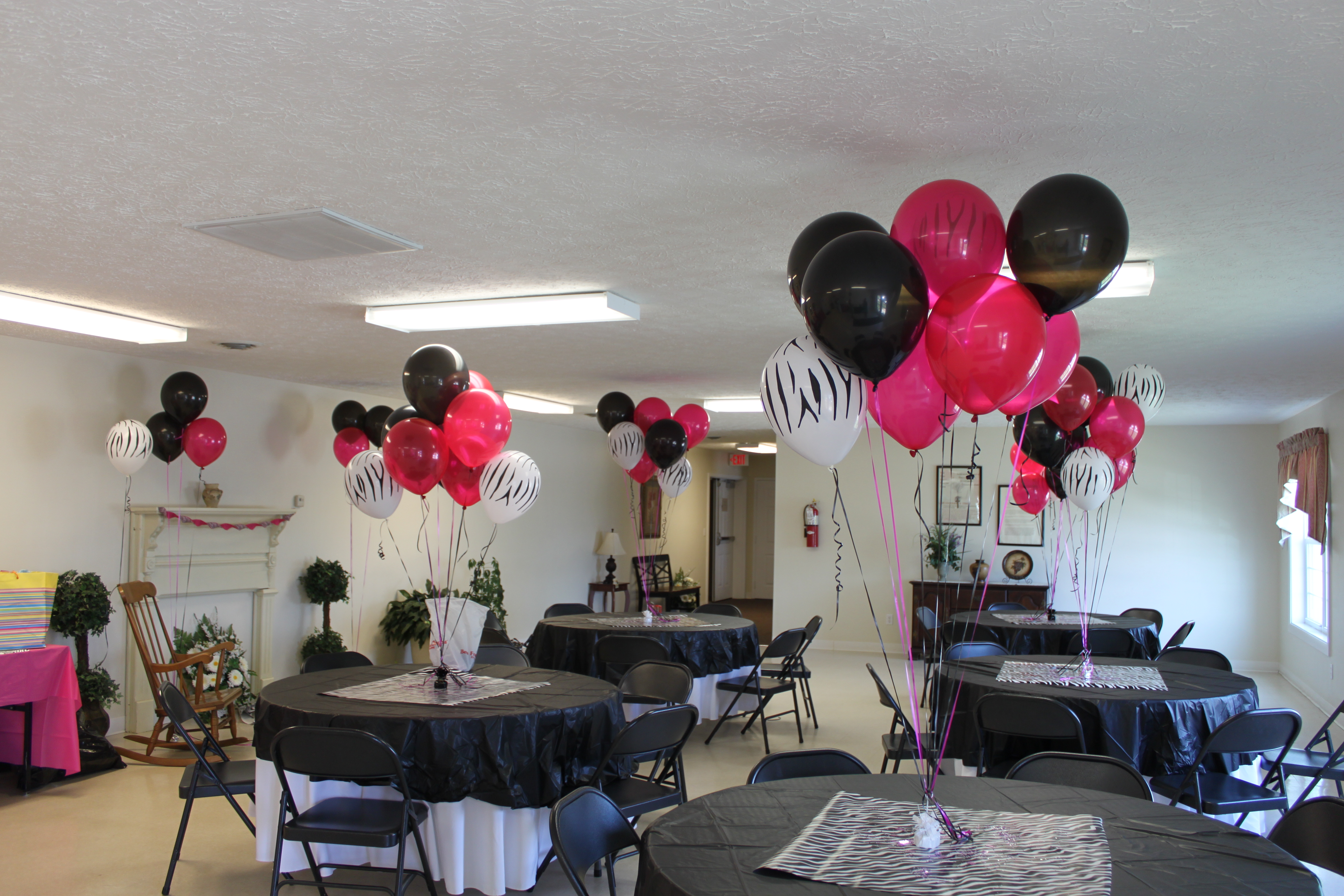 Diy Baby Shower Decorations Zebra Hot Pink Mama Knows What